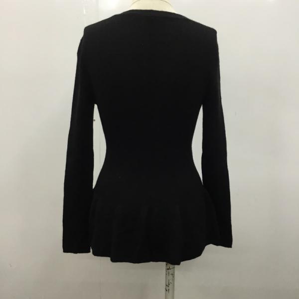 ユナイテッドアローズ UNITED ARROWS ニット、セーター セーター ニット 長袖カットソー 無地 黒 / ブラック / レディース USED 古着 中古 10026864