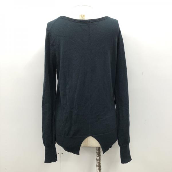 アナザーエディション Another Edition カットソー  長袖カットソー 無地 黒 / ブラック /  レディース USED 古着 中古 10026873