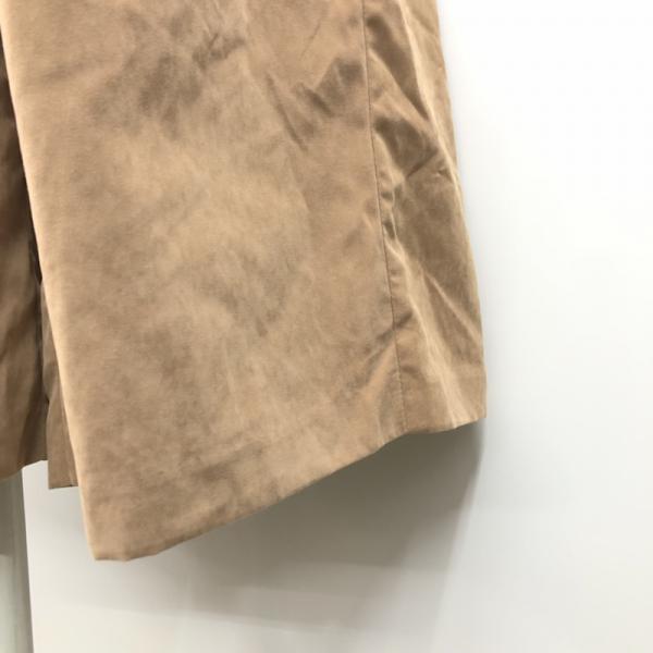 イング INGNI パンツ ワイドパンツ ガウチョ ボトム M 無地 茶 / ブラウン / レディース USED 古着 中古 10026890