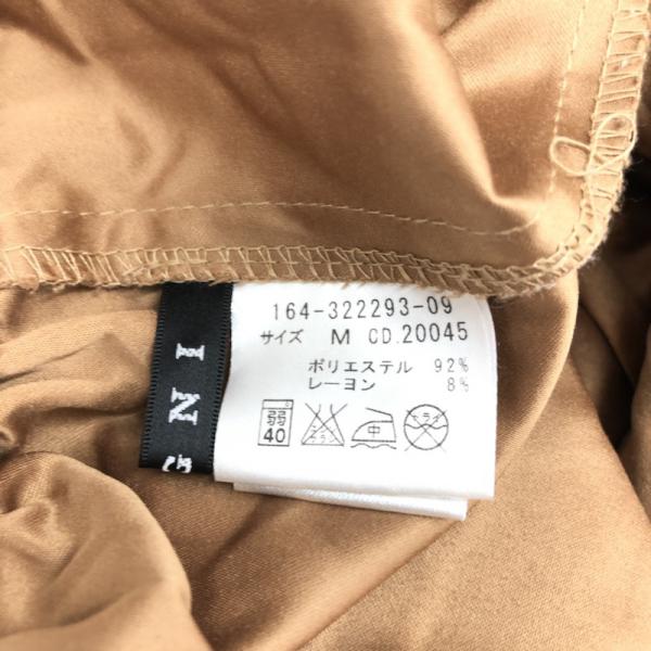 イング INGNI パンツ ワイドパンツ ガウチョ ボトム M 無地 茶 / ブラウン / レディース USED 古着 中古 10026890