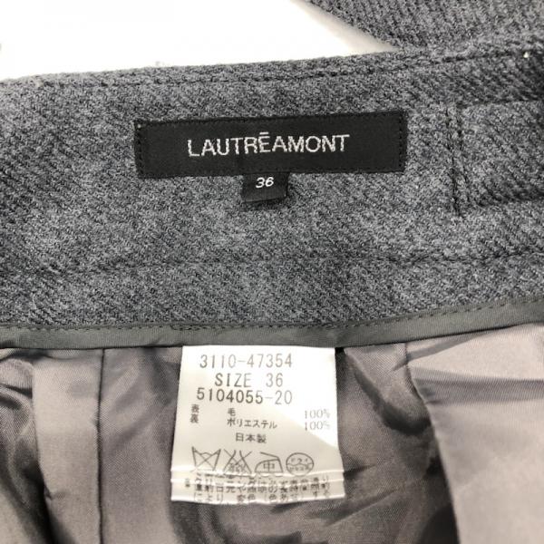 ロートレ・アモン LAUTREAMONT パンツ パンツ ボトムス 36 無地 レディース USED 古着 中古 10026891