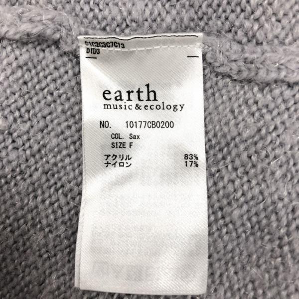 アースミュージックアンドエコロジー earth music&ecology ニット、セーター ニット セーター FREE 無地 青 / ブルー / レディース USED 古着 中古 10026900