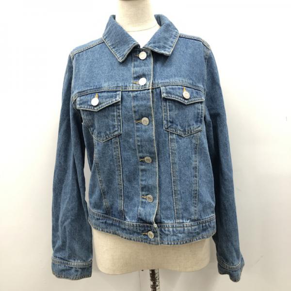 レイカズン Ray Cassin ジャケット、上着 デニムジャケット Gジャン M 無地 レディース USED 古着 中古 10026950