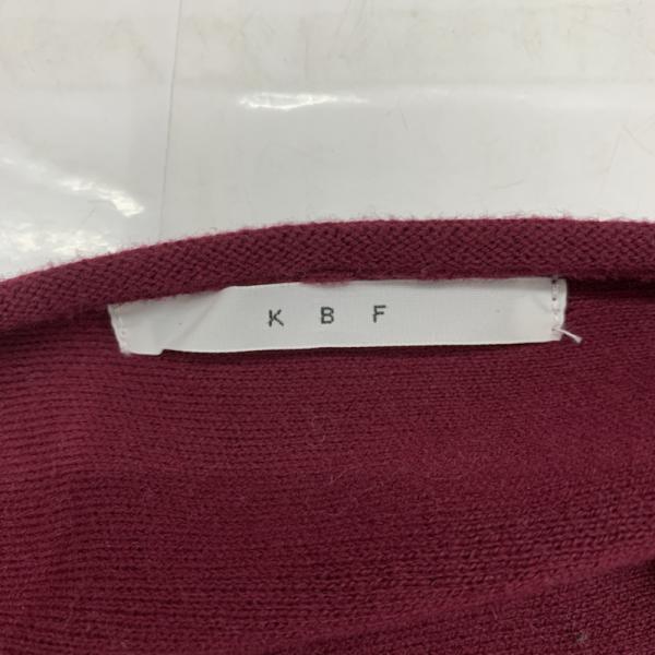 ケービーエフ KBF ニット、セーター ニット セーター 長袖 無地 ボートネック ONE 無地 レディース USED 古着 中古 10026981