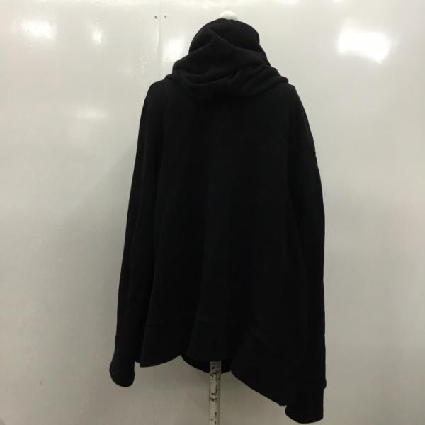 ナノユニバース nano・universe パーカー ジップパーカー FREE 無地 黒 / ブラック / レディース USED 古着 中古 10027011