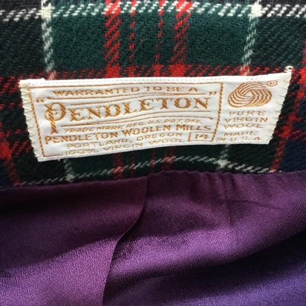 ペンドルトン PENDLETON ジャケット、上着 ジャケット チェック チェック レディース USED 古着 中古 10027013