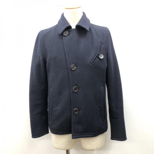 ジャーナルスタンダード JOURNAL STANDARD コート アウター コート ステンカラーコート 無地 42 無地 紺 / ネイビー / メンズ USED 古着 中古 10027054