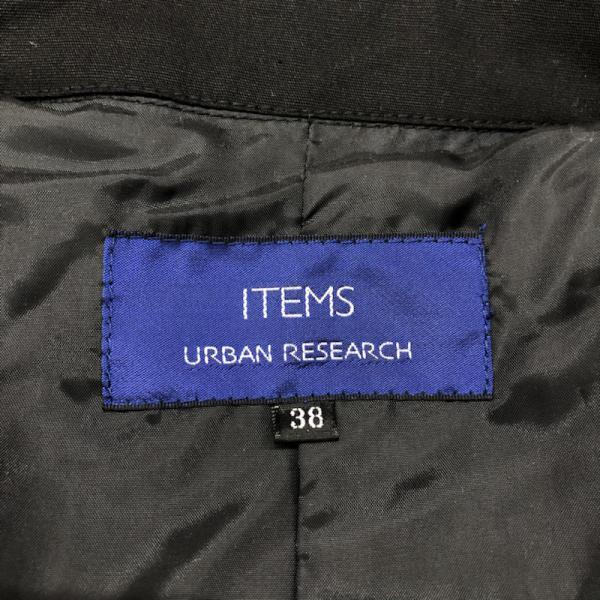 アーバンリサーチ URBAN RESEARCH コート アウター コート 38 無地 黒 / ブラック / レディース USED 古着 中古 10027279