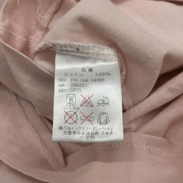 アール・ニューボールド R.NEWBOLD Tシャツ Tシャツ 長袖 ロンT ロゴ Vネック L 桃 / ピンク / メンズ USED 古着 中古 10027319