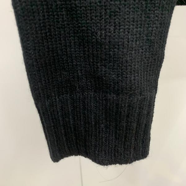 ミスティック mystic ニット、セーター セーター ニット FREE 無地 黒 / ブラック / レディース USED 古着 中古 10027344