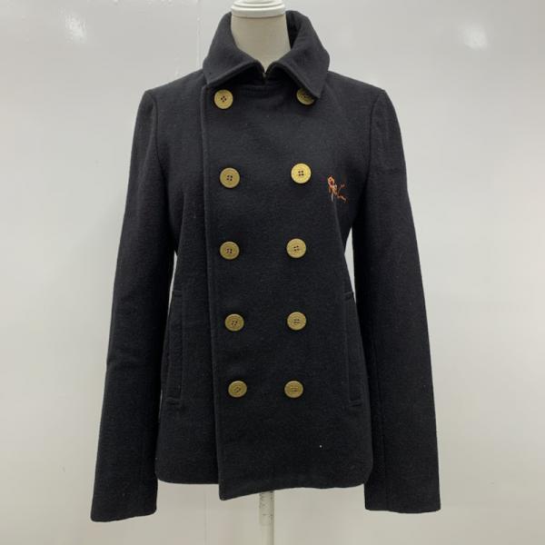 ロデオクラウンズ Rodeo Crowns コート アウター コート 1 無地 黒 / ブラック / レディース USED 古着 中古 10027468