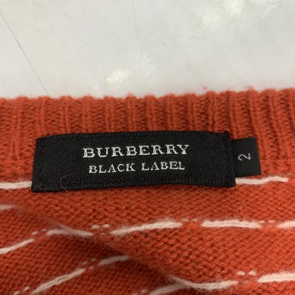 バーバリーブラックレーベル BURBERRY BLACK LABEL ニット、セーター セーター ニット 2 橙 / オレンジ / メンズ USED 古着 中古 10027472