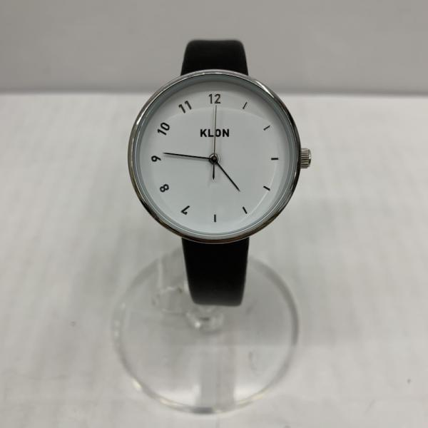 クローン COURONNE 腕時計 時計 腕時計 jamclock KLON CONNECTION ELFIN 箱有 無地 黒 / ブラック / レディース USED 古着 中古 10027662