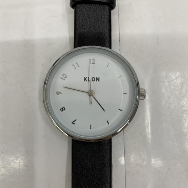 クローン COURONNE 腕時計 時計 腕時計 jamclock KLON CONNECTION ELFIN 箱有 無地 黒 / ブラック / レディース USED 古着 中古 10027662