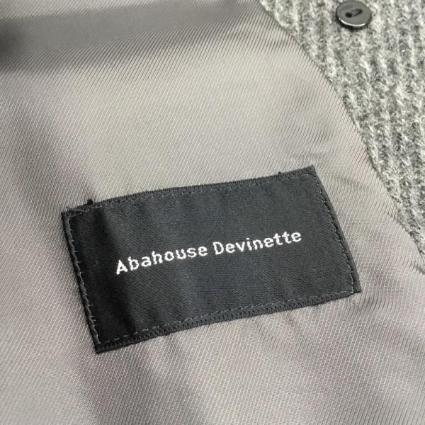アバハウスドゥウ゛ィネット Abahouse Devinette コート アウター コート ピーコート 無地 Abahouse Devinette 無地 灰 / グレー / レディース USED 古着 中古 10027707