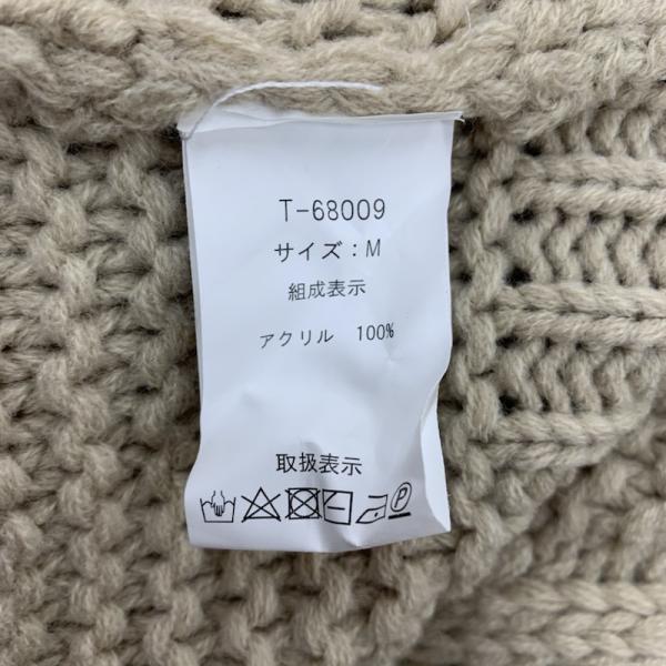 アルシーヴ archives カーディガン カーディガン ニット M 無地 ベージュ / ベージュ / レディース USED 古着 中古 10027802