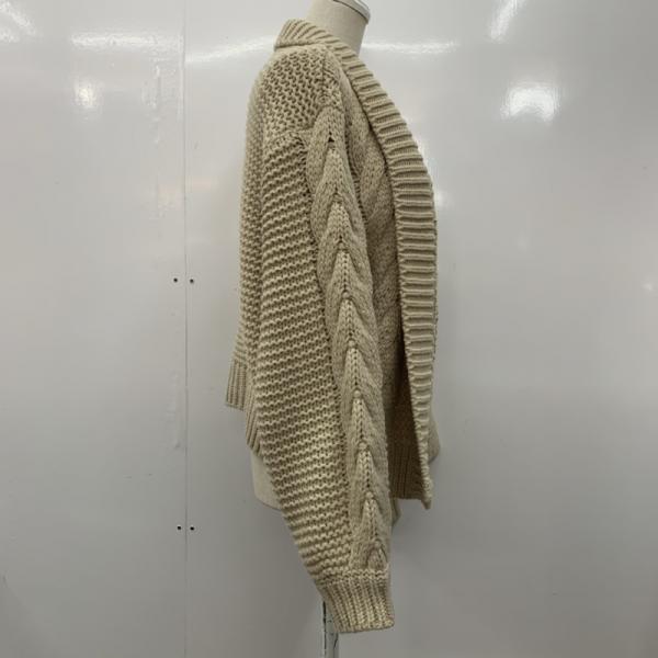 アルシーヴ archives カーディガン カーディガン ニット M 無地 ベージュ / ベージュ / レディース USED 古着 中古 10027802