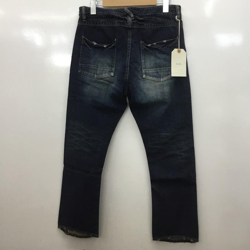 ブフト bukht パンツ デニム、ジーンズ B-31802 無地 タグ付き M 無地 インディゴ / インディゴ / メンズ USED 古着 中古 10028268