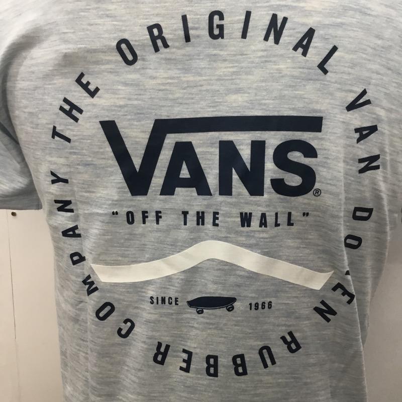 バンズ VANS Tシャツ 半袖 VANS CD18HS-MT01 ロゴ タグ付き S 無地 X ロゴ、文字 水色 / ライトブルー / メンズ USED 古着 中古 10028272