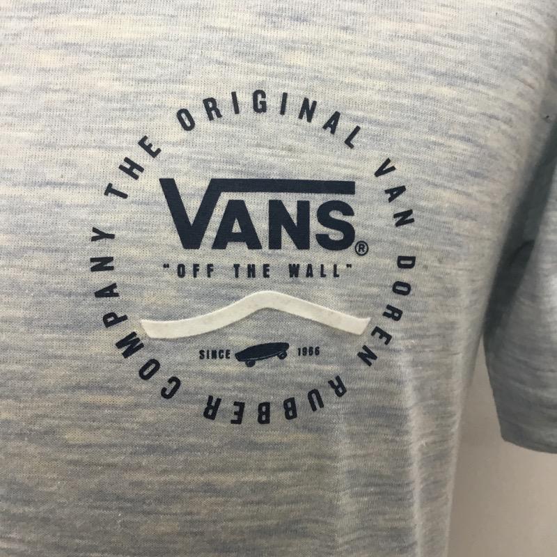 バンズ VANS Tシャツ 半袖 VANS CD18HS-MT01 ロゴ タグ付き S 無地 X ロゴ、文字 水色 / ライトブルー / メンズ USED 古着 中古 10028272