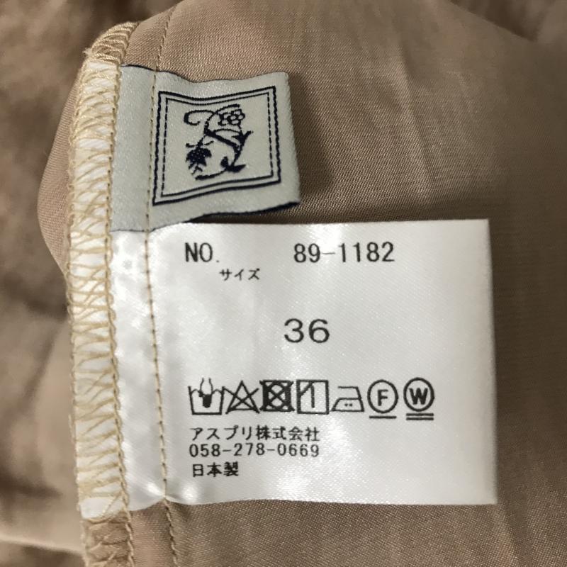 シードレイク Seadrake シャツ、ブラウス 長袖 36 無地 ベージュ / ベージュ / レディース USED 古着 中古 10028362