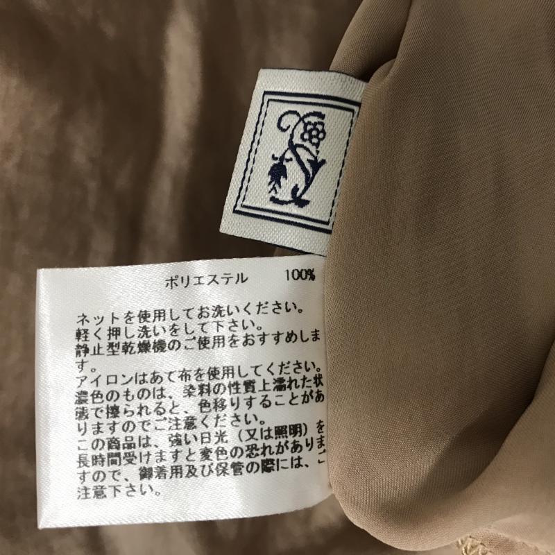 シードレイク Seadrake シャツ、ブラウス 長袖 36 無地 ベージュ / ベージュ / レディース USED 古着 中古 10028362