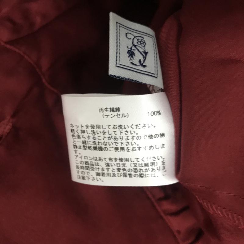 シードレイク Seadrake シャツ、ブラウス 長袖 38 無地 赤 / レッド / レディース USED 古着 中古 10028371