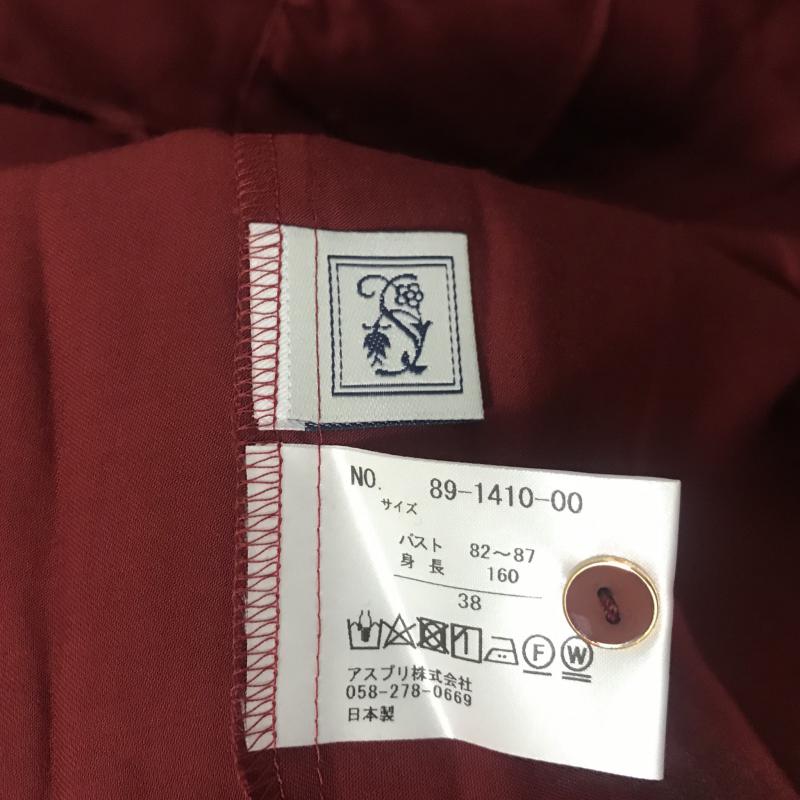 シードレイク Seadrake シャツ、ブラウス 長袖 38 無地 赤 / レッド / レディース USED 古着 中古 10028373