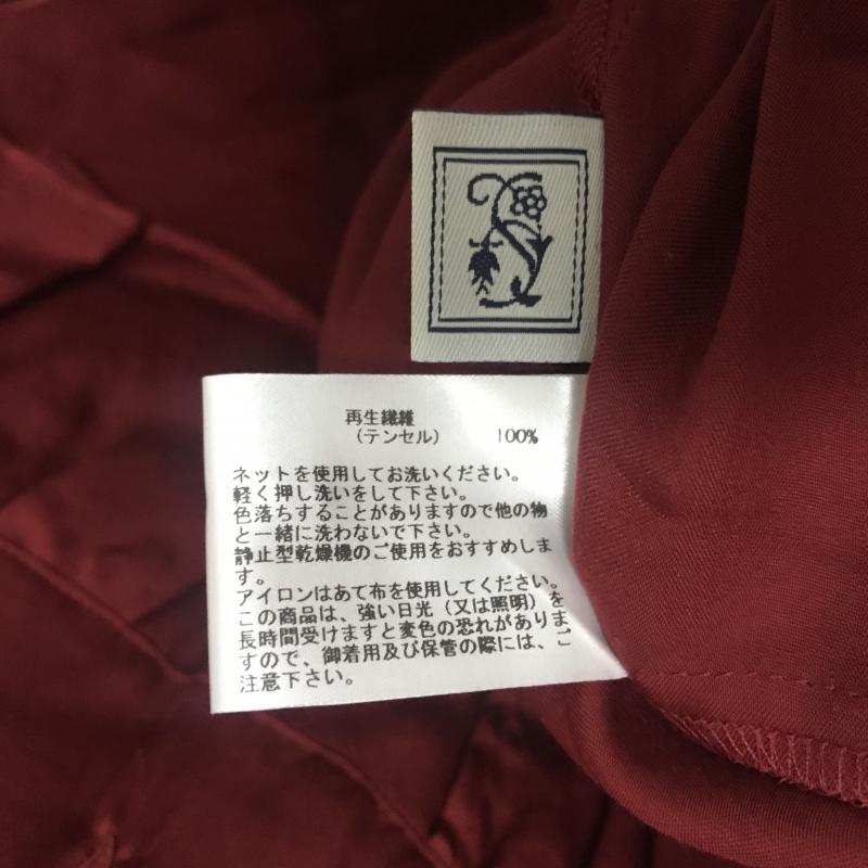 シードレイク Seadrake シャツ、ブラウス 長袖 38 無地 赤 / レッド / レディース USED 古着 中古 10028376