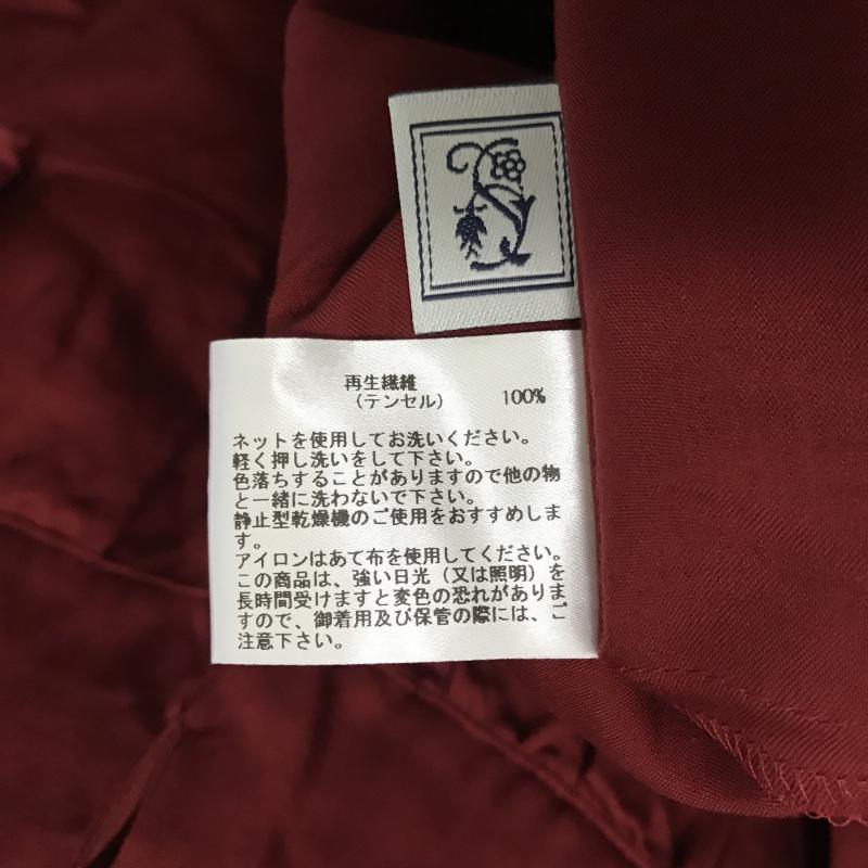 シードレイク Seadrake シャツ、ブラウス 長袖 40 無地 赤 / レッド / レディース USED 古着 中古 10028386