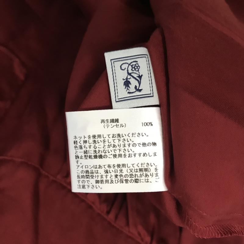 シードレイク Seadrake シャツ、ブラウス 長袖 40 無地 赤 / レッド / レディース USED 古着 中古 10028389