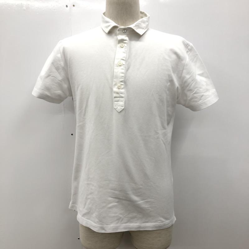 ジュンハシモト junhashimoto ポロシャツ 半袖 1 無地 白 / ホワイト / メンズ USED 古着 中古 10028723