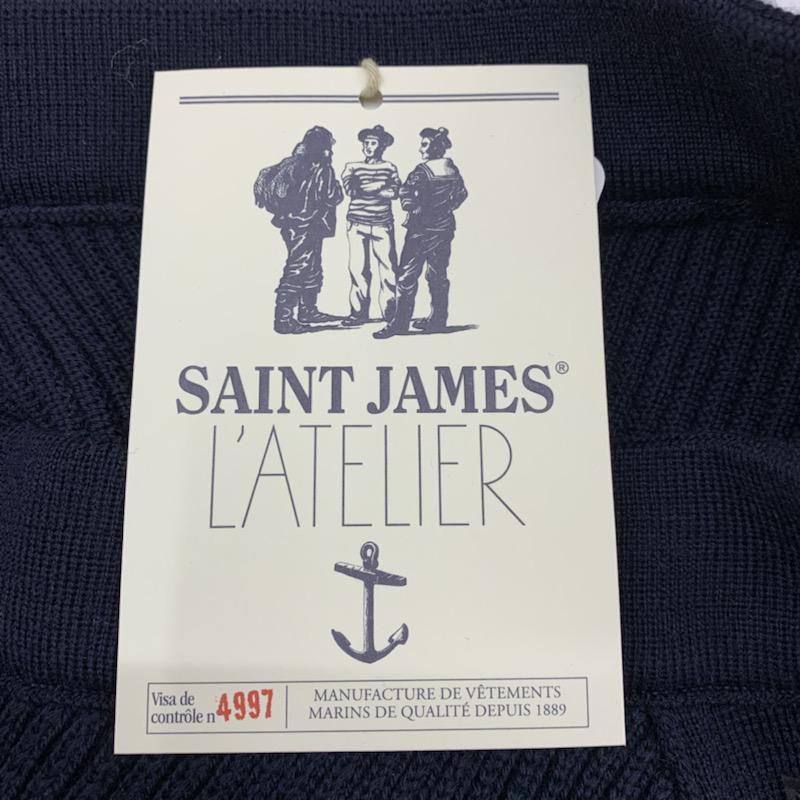 セントジェームス SAINT JAMES スカート ひざ丈スカート TROMEL タグ付 無地 紺 / ネイビー / レディース USED 古着 中古 10028875