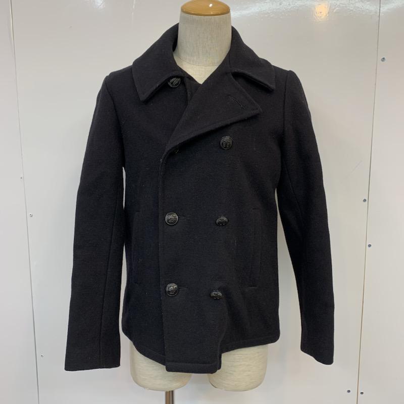 フェデリティー FIDELITY コート ピーコート 無地 M 無地 黒 / ブラック / メンズ USED 古着 中古 10028885