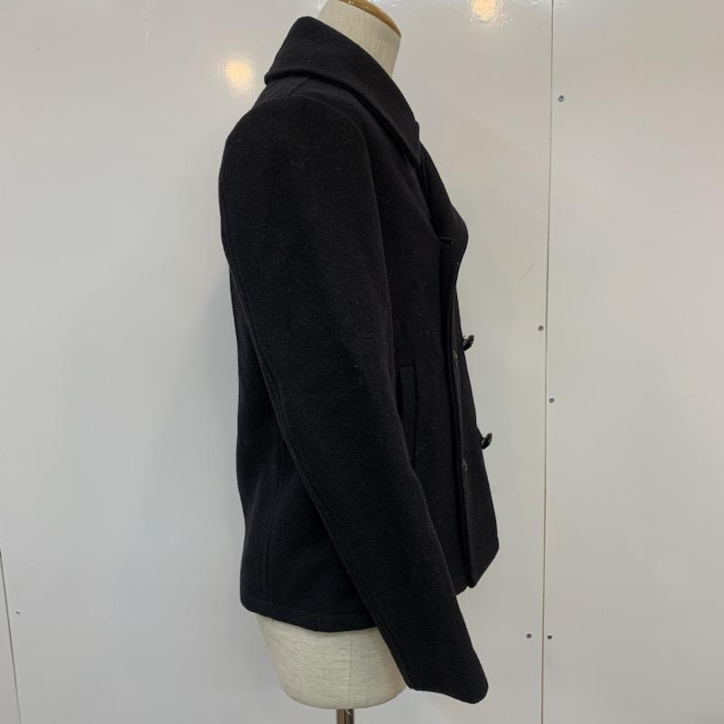 フェデリティー FIDELITY コート ピーコート 無地 M 無地 黒 / ブラック / メンズ USED 古着 中古 10028885
