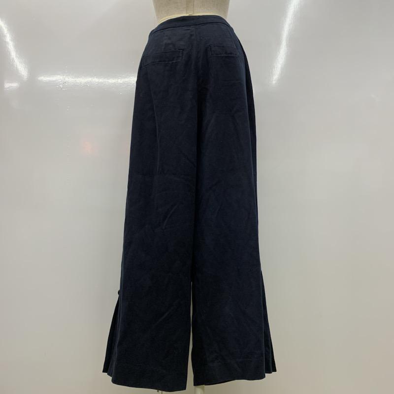 スローブイエナ SLOBE IENA ボトムス ボトムス ワイドパンツ 無地 38 無地 紺 / ネイビー / レディース USED 古着 中古 10028977