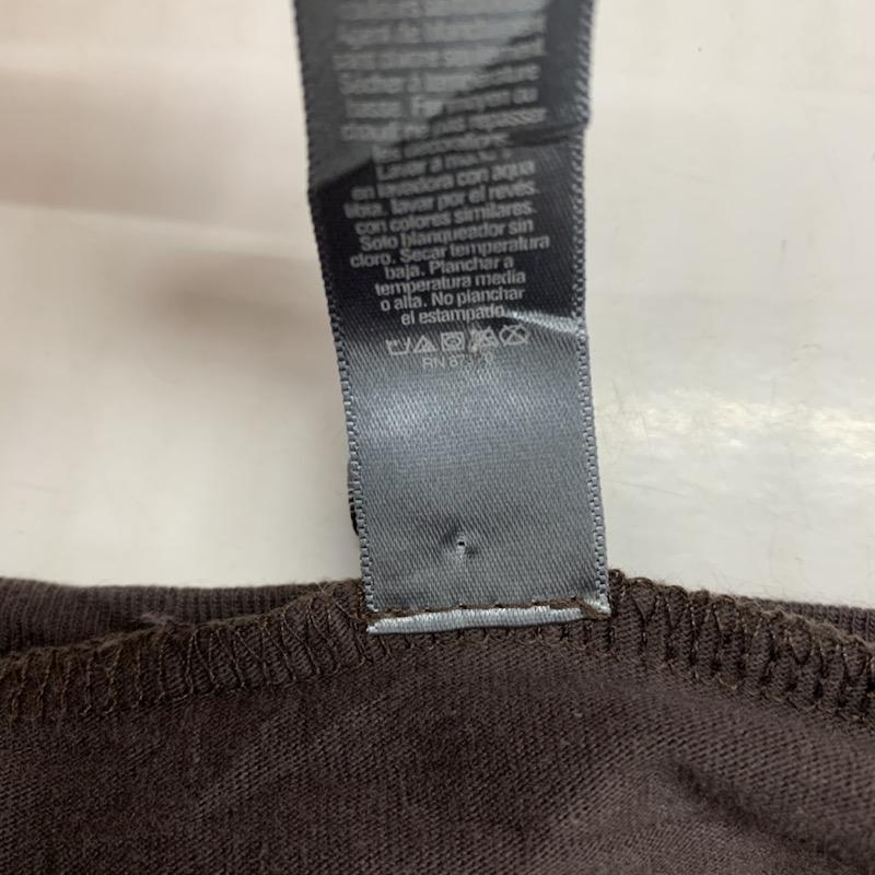 メンズ メンズ Tシャツ 半袖 無地 ロゴ プリント XL 無地 X ロゴ、文字 X プリント 茶 / ブラウン / X 水色 / ライトブルー / メンズ USED 古着 中古 10029052