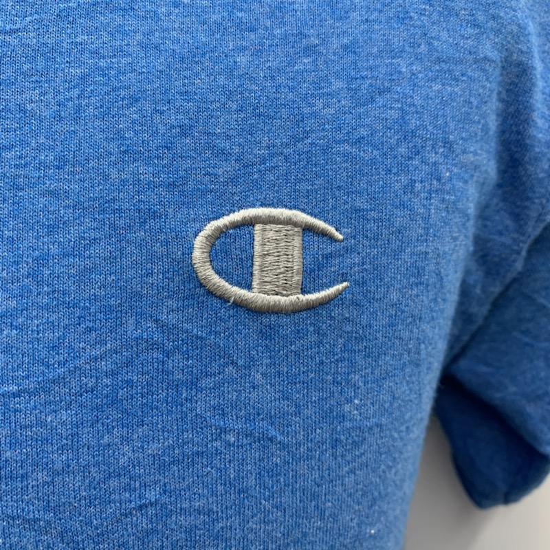 チャンピオン Champion Tシャツ 半袖 無地 ワンポイント 刺繍 S 無地 X ワンポイント X 刺繍 水色 / ライトブルー / メンズ USED 古着 中古 10029057