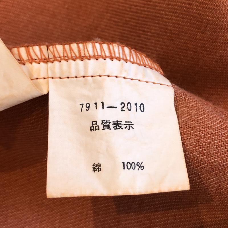 カステルバジャック スポーツ CASTELBAJAC SPORT シャツ、ブラウス 長袖 動物柄刺繍シャツ 雪だるま オーバーサイズ 2 無地 X ロゴ、文字 X 刺繍 X ワンポイント X キャラクター X X アニマル柄 橙 / オレンジ / X 茶 / ブラウン / メンズ USED 古着 中古 10029103