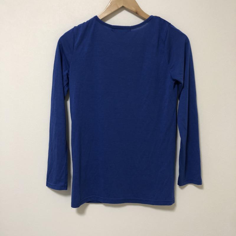 アズノゥアズ as know as カットソー 長袖 ビーズ 無地 X  青 / ブルー / X 黒 / ブラック / X 茶 / ブラウン /  レディース USED 古着 中古 10029116