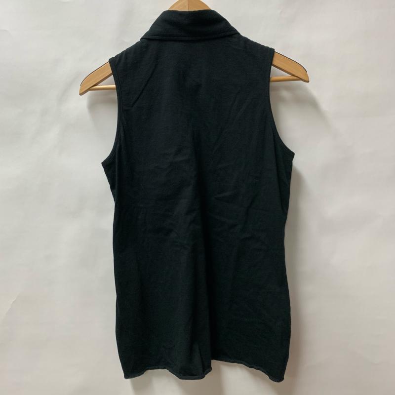 ワイズ Y's カットソー 半袖 ノースリーブ 1 無地 黒 / ブラック /  レディース USED 古着 中古 10029221