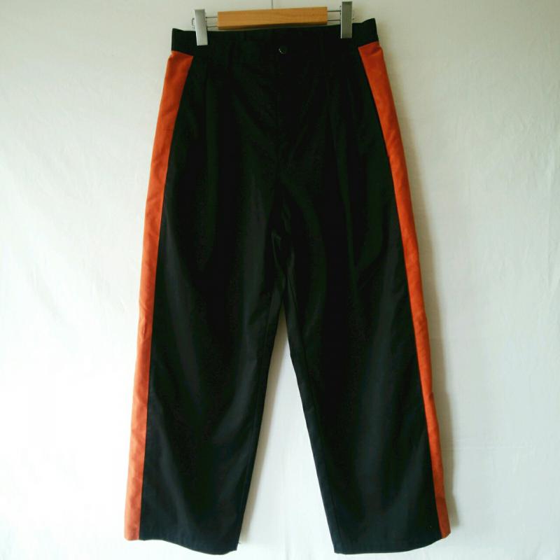 シャリーフ SHAREEF ボトムス ボトムス ワイドパンツ 1 無地 黒 / ブラック / X 橙 / オレンジ / メンズ USED 古着 中古 10029255