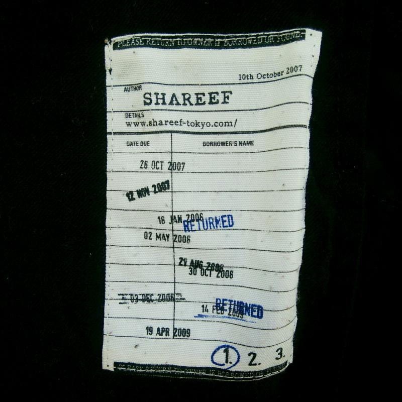 シャリーフ SHAREEF ボトムス ボトムス ワイドパンツ 1 無地 黒 / ブラック / X 橙 / オレンジ / メンズ USED 古着 中古 10029255