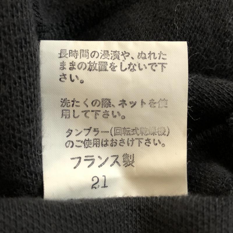 ソニアリキエル SONIA RYKIEL カットソー 半袖 ショート丈カットソー ラインストーン 無地 X ロゴ、文字 X ワンポイント X  黒 / ブラック /  レディース USED 古着 中古 10029275