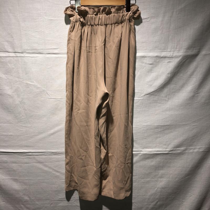 ヴァ二―トーキョー Vannie TOKYO パンツ スラックス ワイドパンツ 無地 ベージュ / ベージュ / レディース USED 古着 中古 10029291