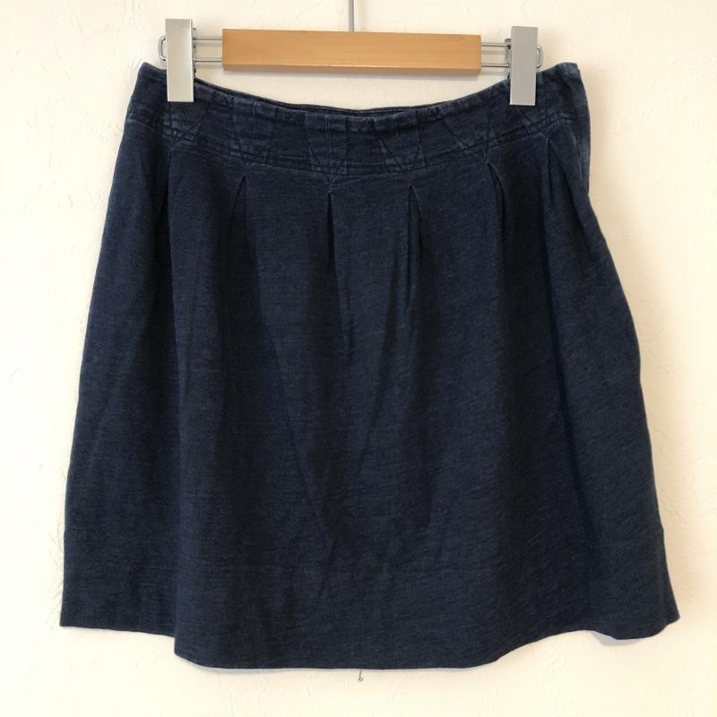 マークバイマークジェイコブス MARC by MARC JACOBS スカート ミニスカート デニム風デザインスカート カットソー地 XS 無地 X  インディゴ / インディゴ /  レディース USED 古着 中古 10029311