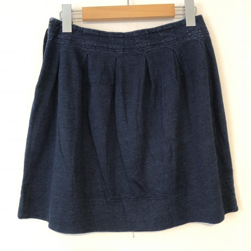 マークバイマークジェイコブス MARC by MARC JACOBS スカート ミニスカート デニム風デザインスカート カットソー地 XS 無地 X  インディゴ / インディゴ /  レディース USED 古着 中古 10029311
