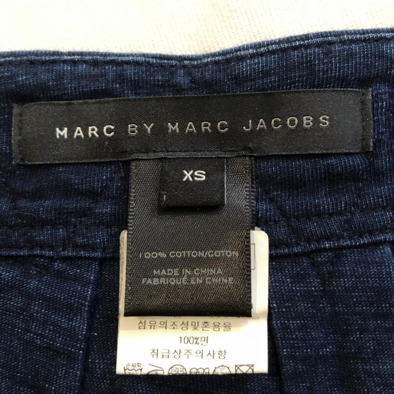 マークバイマークジェイコブス MARC by MARC JACOBS スカート ミニスカート デニム風デザインスカート カットソー地 XS 無地 X  インディゴ / インディゴ /  レディース USED 古着 中古 10029311