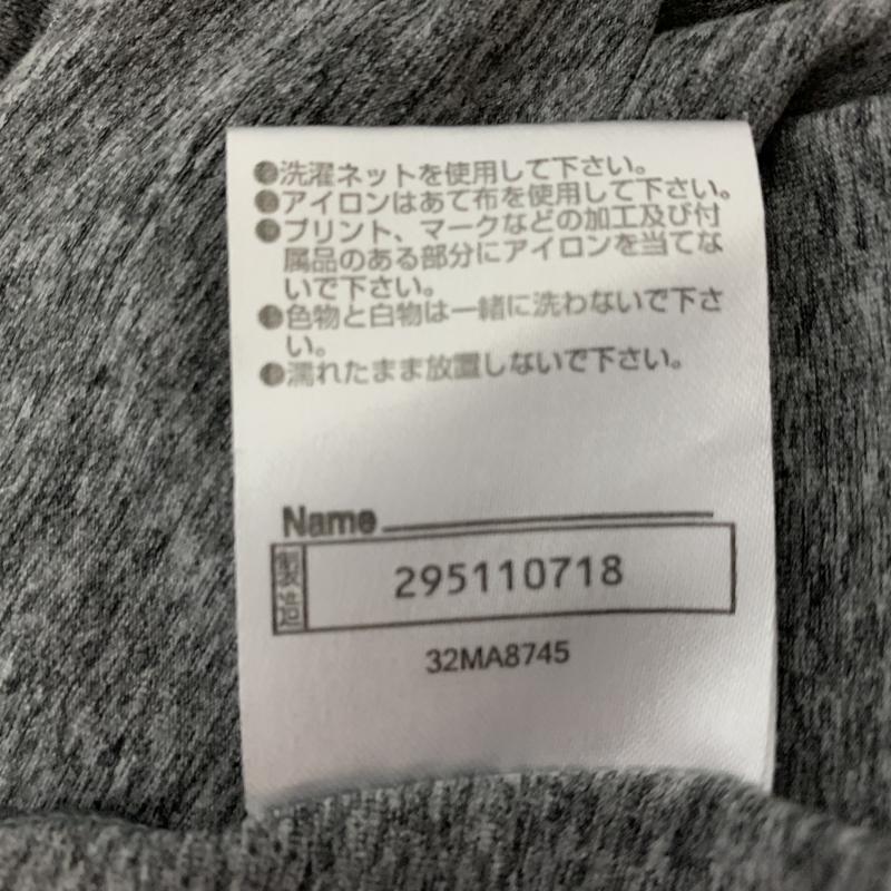 ミズノ MIZUNO カットソー 長袖 S ワンポイント X 無地 灰 / グレー /  レディース USED 古着 中古 10029328