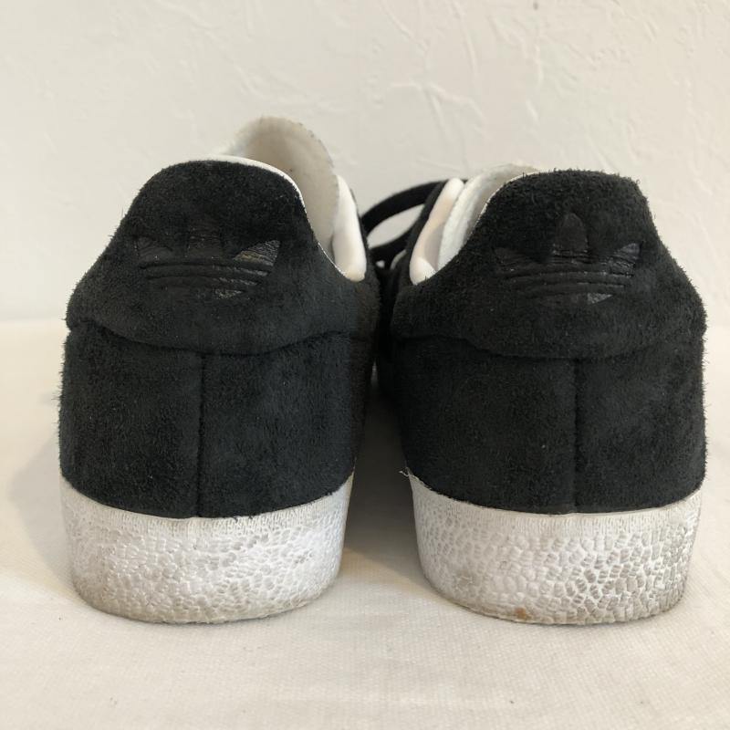 アディダス adidas スニーカー スニーカー ガゼル スウェード ローカット CQ2358 22.5cm 無地 X ロゴ、文字 X プリント X ワンポイント 黒 / ブラック / X 白 / ホワイト / メンズ USED 古着 中古 10029369